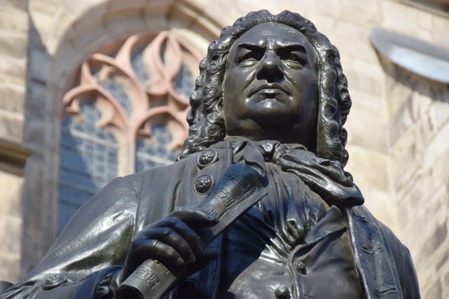 Johann Sebastian Bach Statue Leipzig